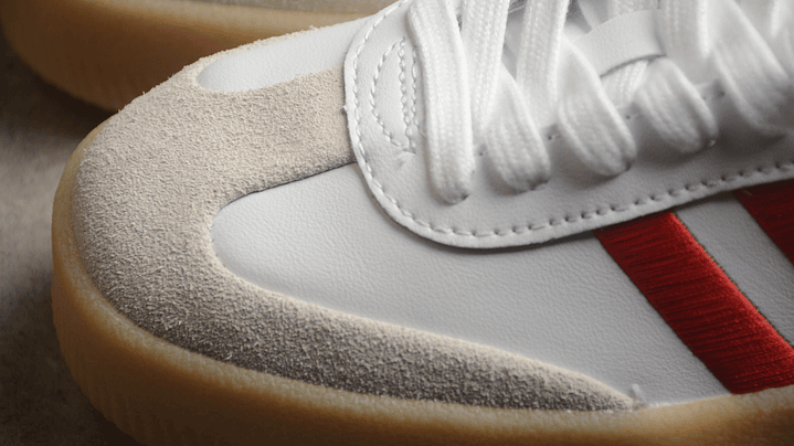 Adidas samba cloud white red gum 6