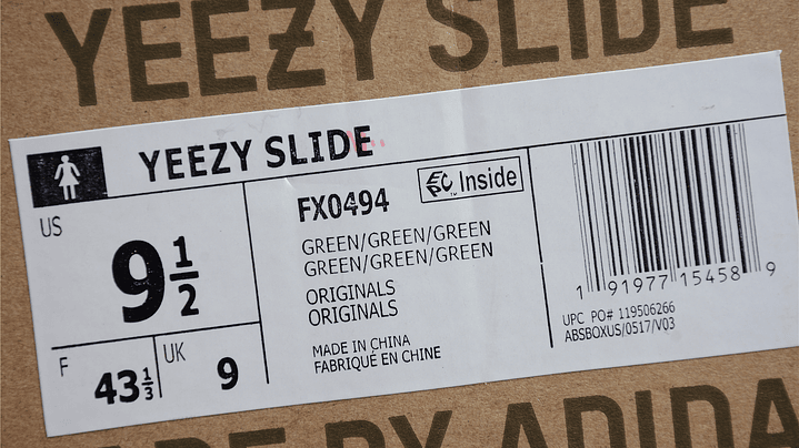 Yeezy Slide Oil green 6