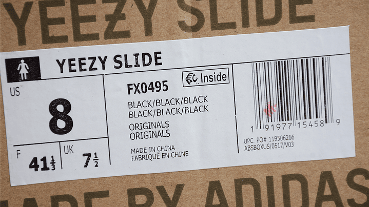 Yeezy Slide onyx 6