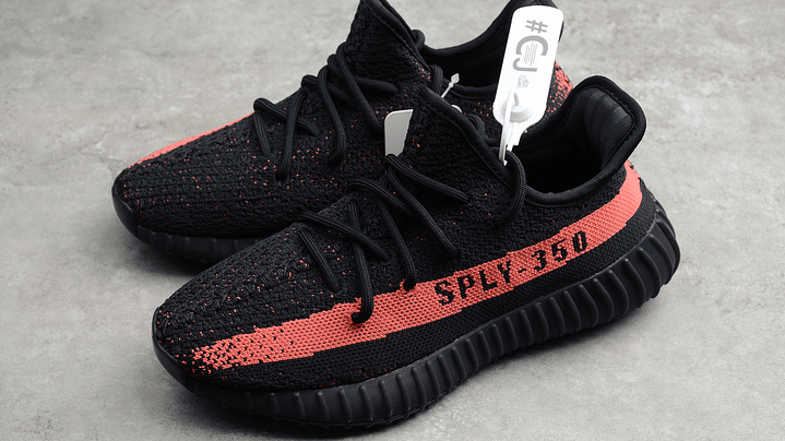 Yeezy boost 350 v2  red stripe 5