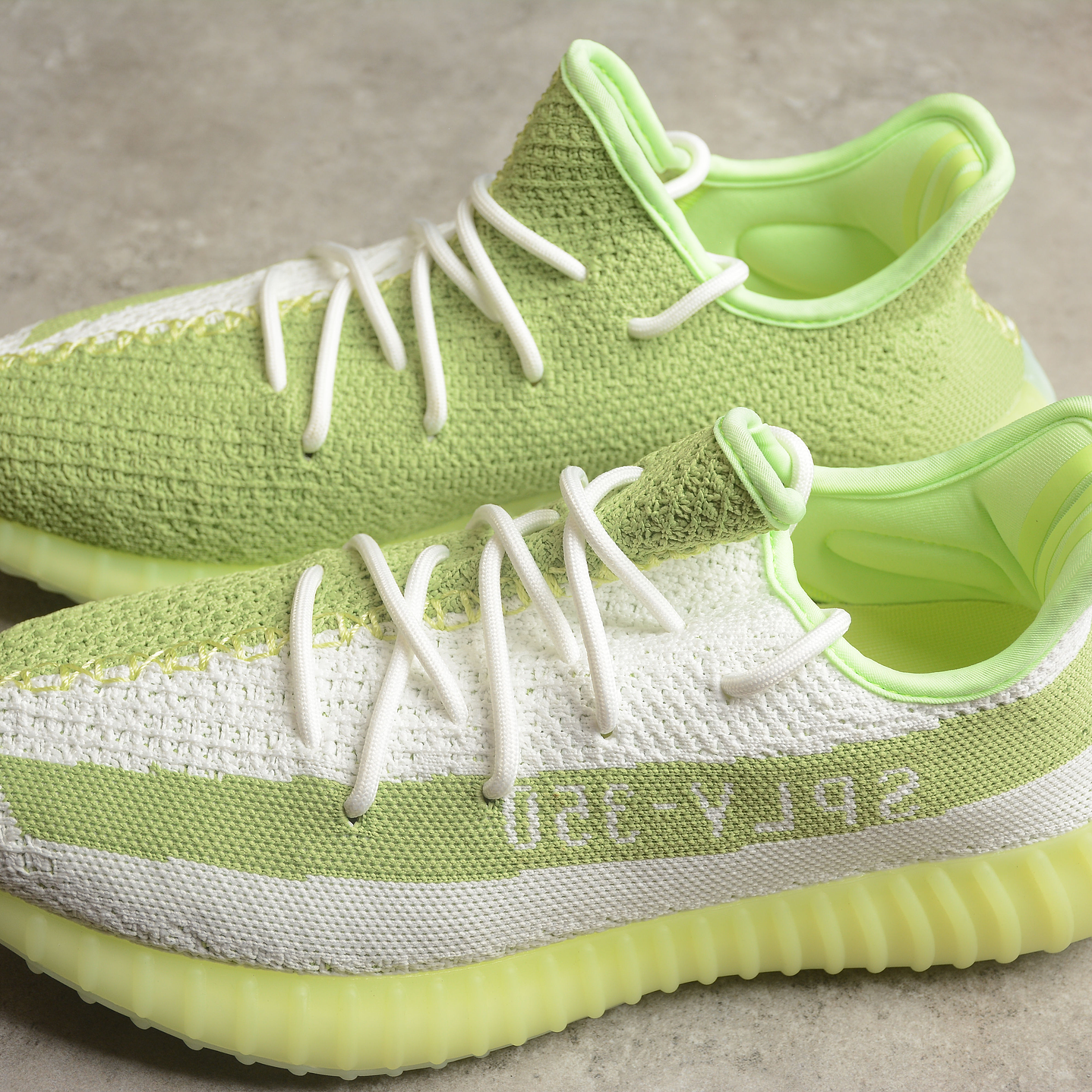 Yeezy boost 350 v2 green neon 5