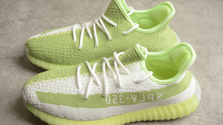 Yeezy boost 350 v2 green neon 5