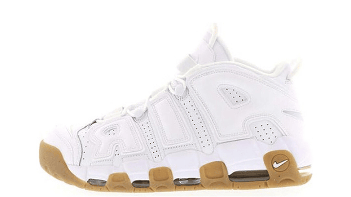 Nike more uptempo white gum 1