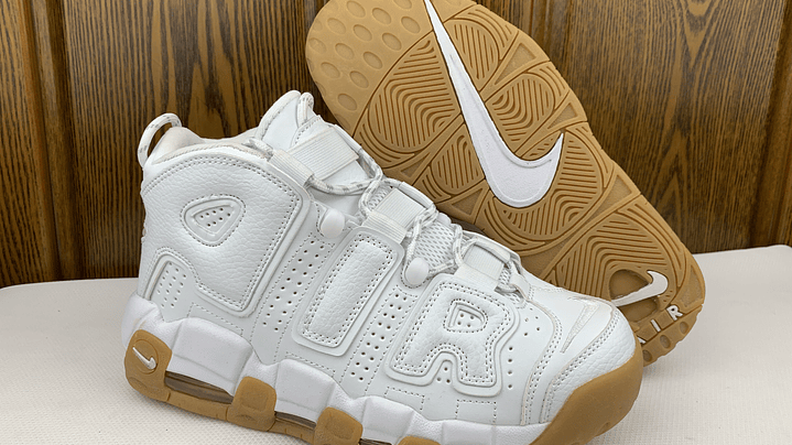Nike more uptempo white gum 2