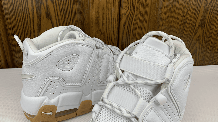 Nike more uptempo white gum 3