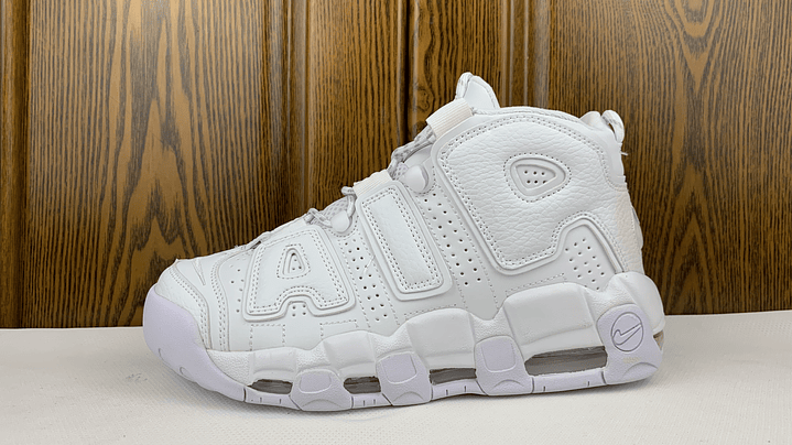 Nike more uptempo triple white 2