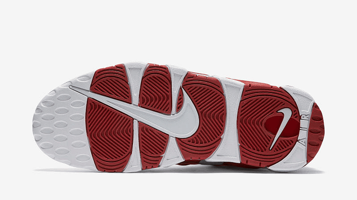 Nike more uptempo varsity red 3