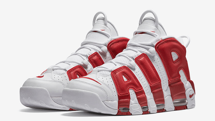 Nike more uptempo varsity red 6