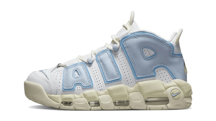 Nike more uptempo sail and blue 1