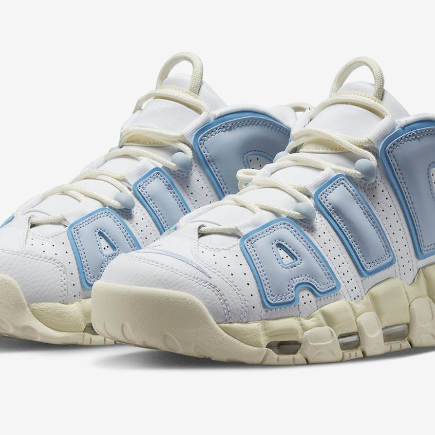 Nike more uptempo sail and blue 4