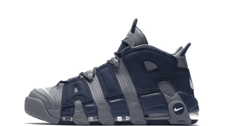 Nike more uptempo cool grey midnight navy 1