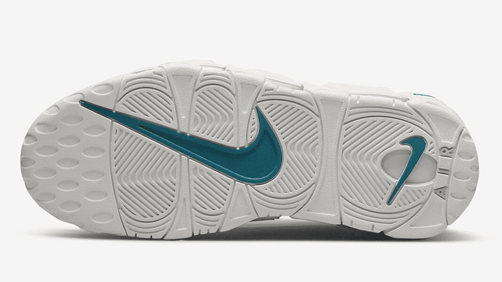 Nike more uptempo metallic teal 3