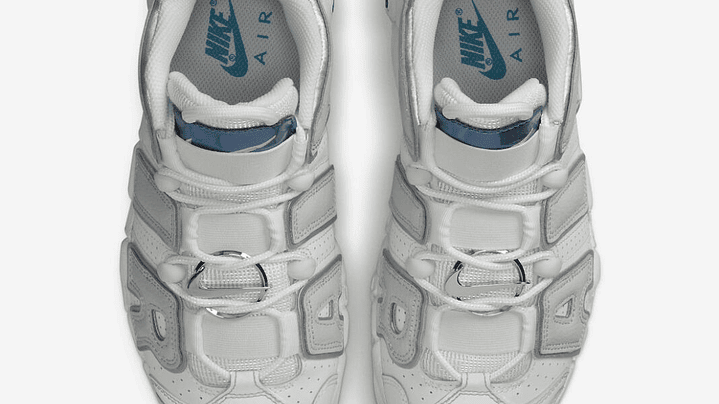 Nike more uptempo metallic teal 4