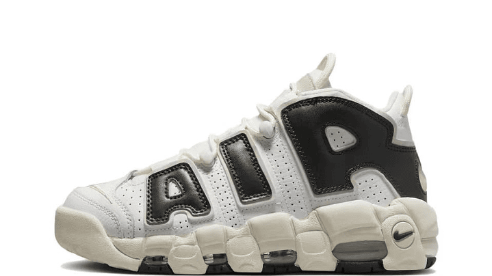 Nike more uptempo white black sail 1