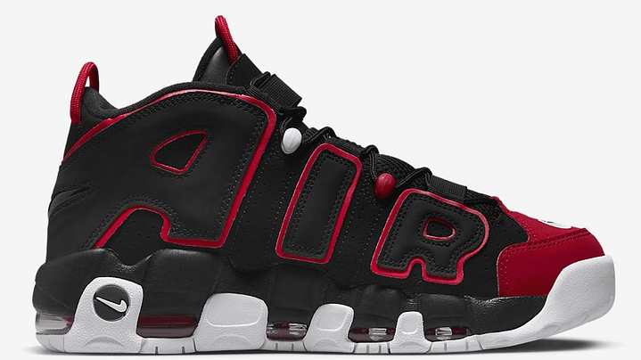 Nike more uptempo red toe 3