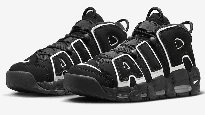 Nike more uptempo black/white 5