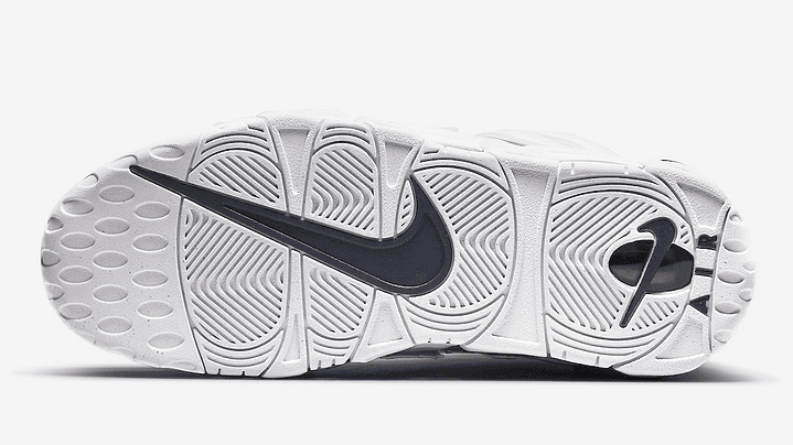 Nike more uptempo white navy swoosh 2