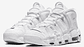 Nike more uptempo white navy swoosh - Miniatura 5