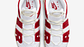 Nike more uptempo white red sail - Miniatura 4