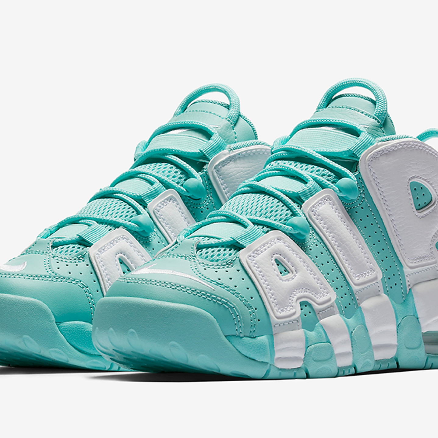 Nike more uptempo island green 2