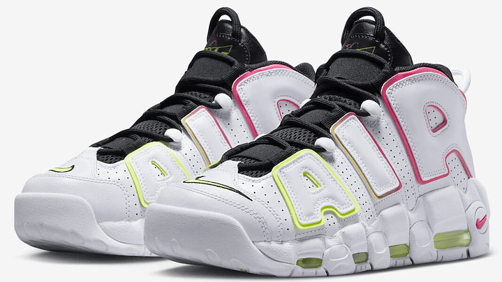 Nike more uptempo white electric 5