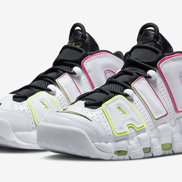 Nike more uptempo white electric 5