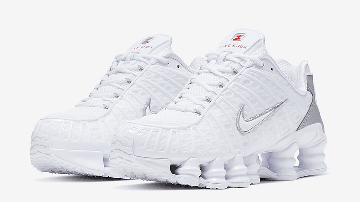 Nike shox TL Triple white 2