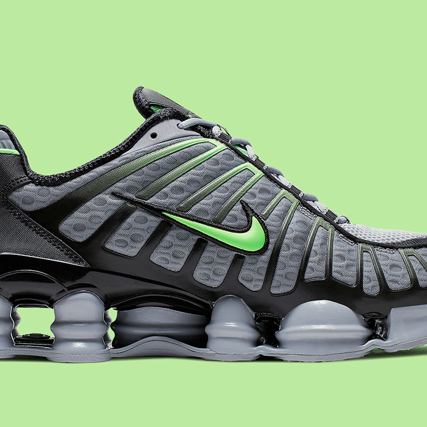 Nike shox TL wolf grey lime blast 4