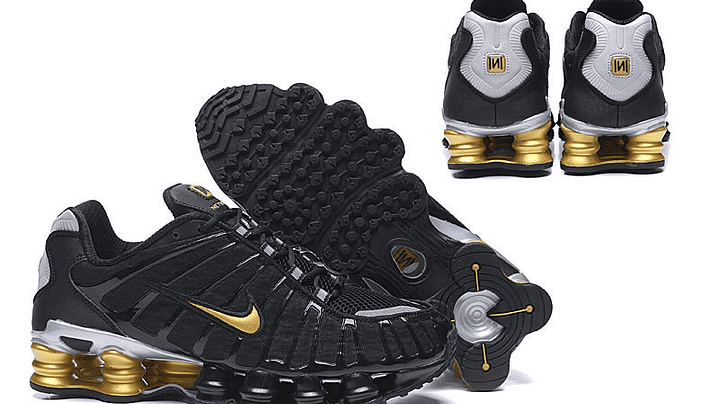 Nike shox TL black gold 2