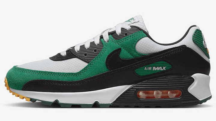 Air max 90 pure platinum gorge green 1