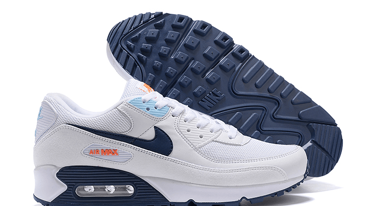 Air max 90 sail navy blue crimson 5