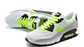 Air max 90 leather white volt - Miniatura 3