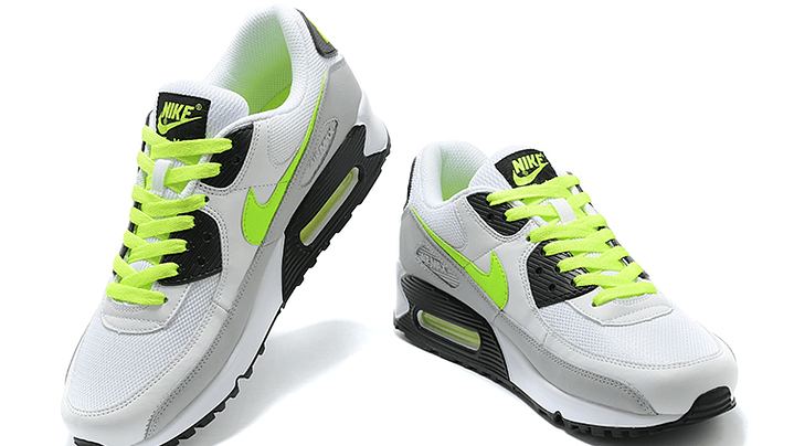 Air max 90 leather white volt 4