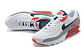 Air max 90 white/red/grey - Miniatura 4