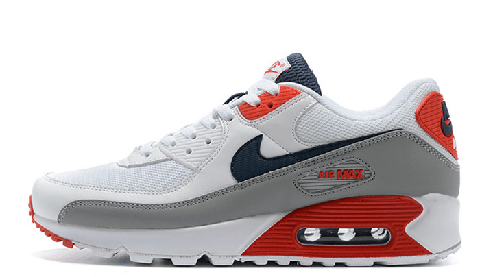 Air max 90 white/red/grey 1