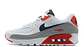 Air max 90 white/red/grey - Miniatura 1
