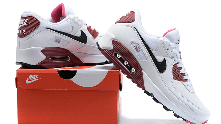 Air max 90 white dark beetroot 2