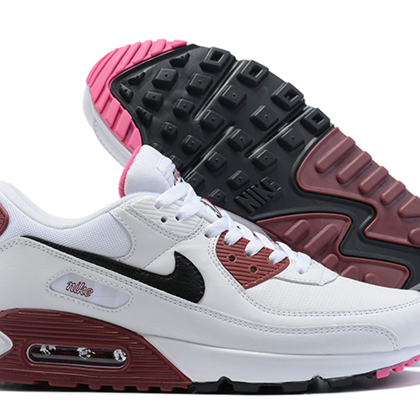 Air max 90 white dark beetroot 3