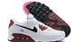 Air max 90 white dark beetroot - Miniatura 3