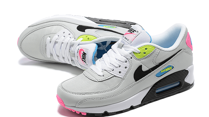 Air max 90 grey neon 4