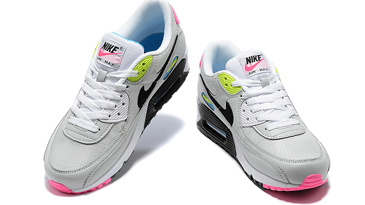 Air max 90 grey neon 5