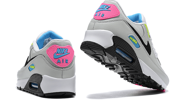 Air max 90 grey neon 6