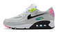 Air max 90 grey neon - Miniatura 1