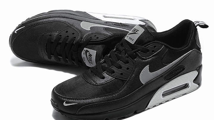 Air max 90 black metallic silver 4
