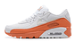Air max 90 essential summit white light brown crimson - Miniatura 1