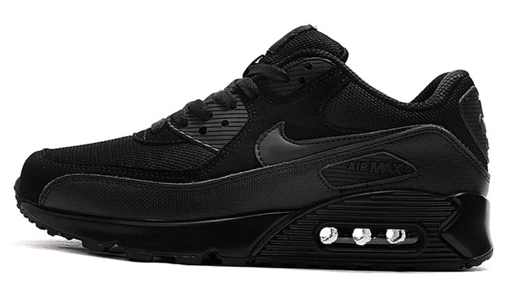 Air max 90 triple black 1