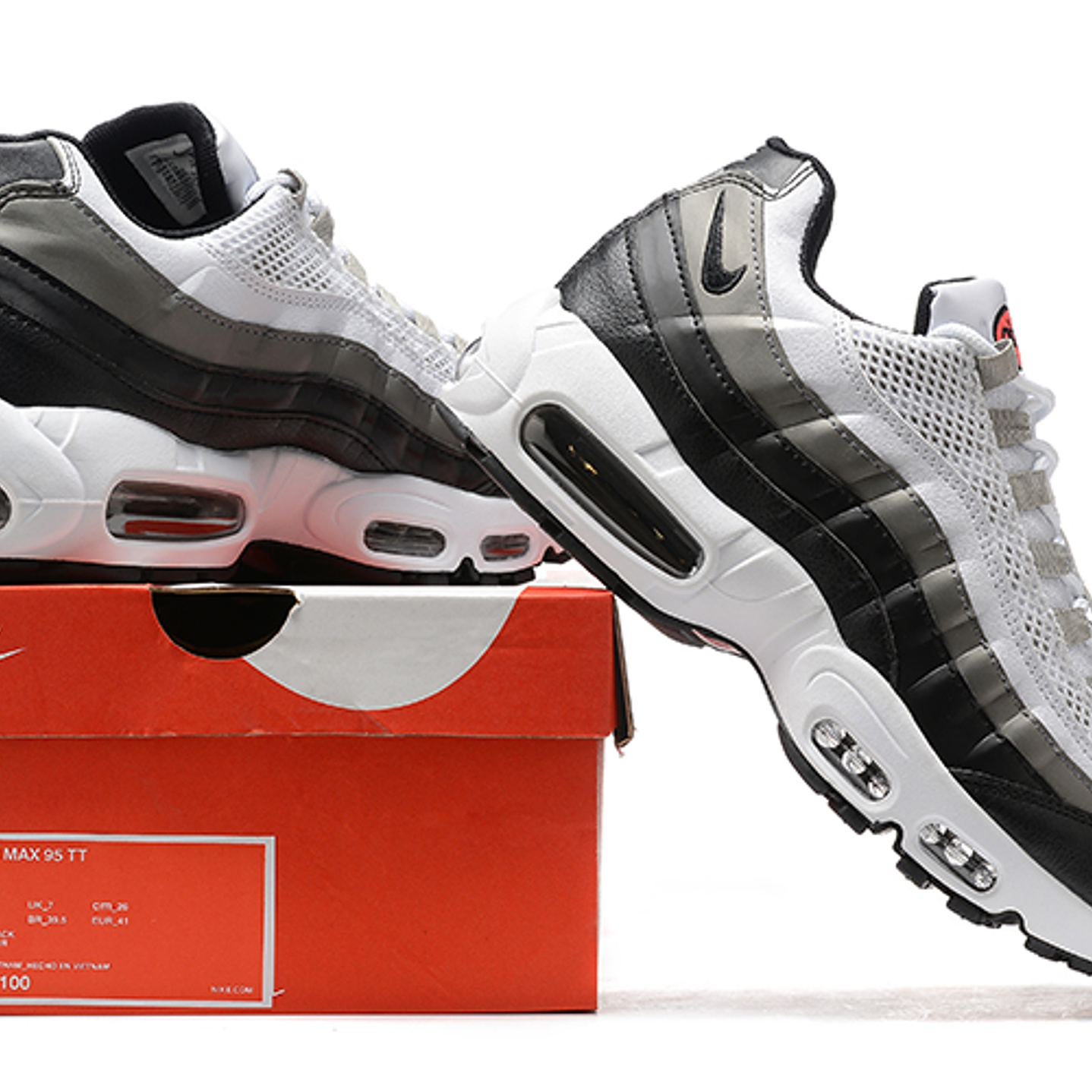 Air max 95 white black grey 6