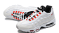 Air max 95 double swoosh light bone habanero red - Miniatura 2