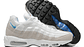Air max 95 summit white university blue - Miniatura 2