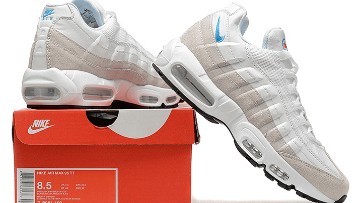 Air max 95 summit white university blue 3